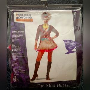 Wild N' Alice In Wonderland Eccentric Mad Hatter Costume